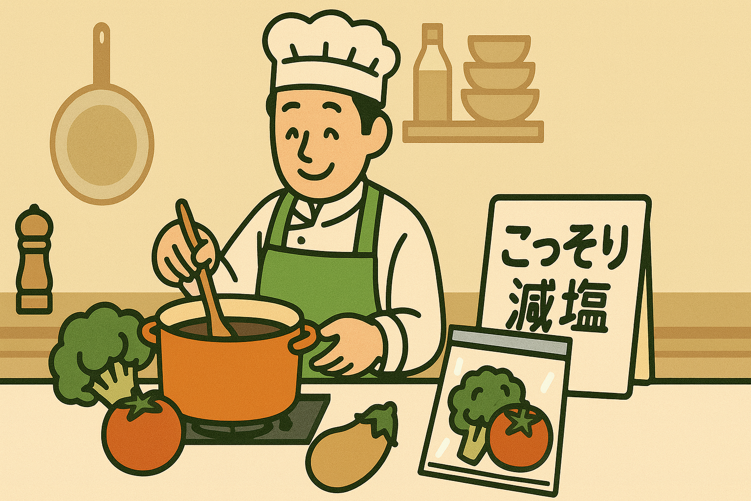 味覚と高血圧　第一弾　塩味を愛してやまない日本人〜こっそり減塩のススメ〜 イメージ画像